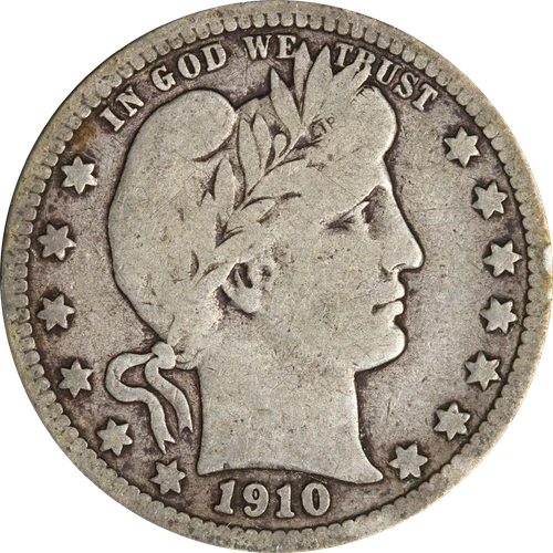 1910-D Barber Quarter