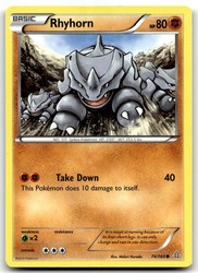 Rhyhorn 74/160 XY Primal Clash Common