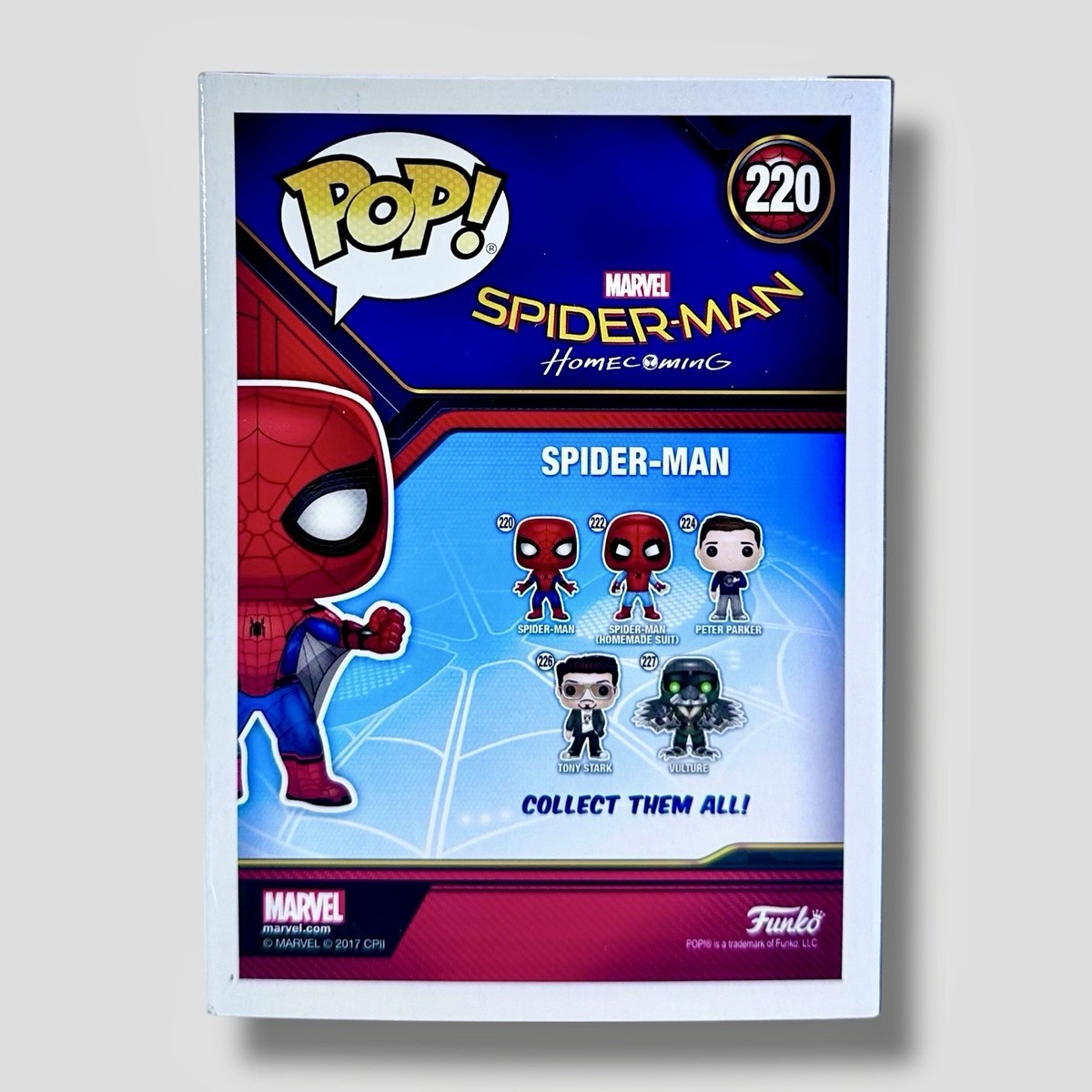 Funko Pop! Marvel Spider-man Homecoming #220 w/ Protector New | eBay