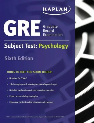GRE Subject Test | Psychology | Kaplan | Taschenbuch | Englisch | 2016