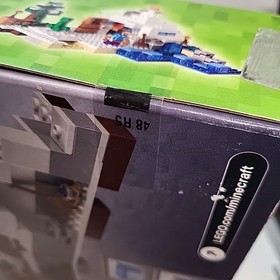 Lego Minecraft The Snow Hideout 21120 Brand New Sealed Back Box Tear Fast Ship