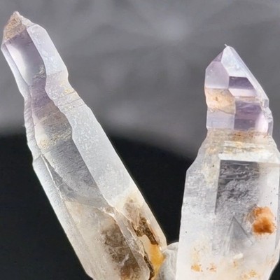 Amethyst Zepterkristalle 26+21mm    Brandberg Namibia   Mineralien Crystals