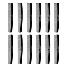 415 All Purpose Hair Combs Hair Styling Combs Black Combs 12 Pcs.