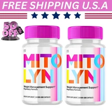 (2 Pack) Mitolyn Advanced Weight Loss Support Mito Lyn Maximum Strength 120ct US