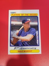 1990 Fleer - Players of the Decade Dale Murphy #623