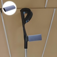 Forearm Crutch Handle Cover: Non-Slip Handle Grip Wrap for Open Cuff Crutches -