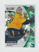 2023-24 Upper Deck Allure Yaroslav Askarov Rookie Green Rainbow 81/99