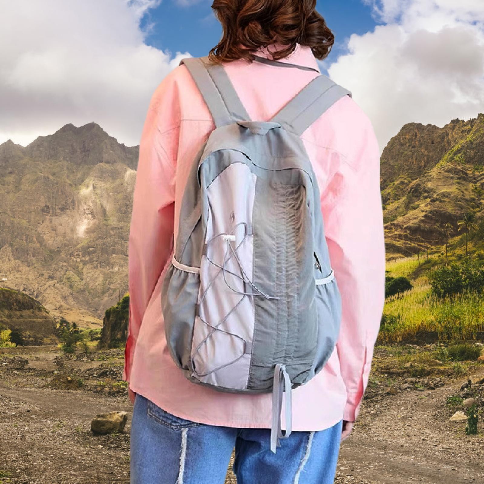 PONY Zaino escursionistico pacchetto retrovisore regolabile per viaggi di sport