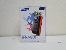 TESTED - Samsung HMX-W300 Camcorder Waterproof Shockproof Full HD w/ Box Orange