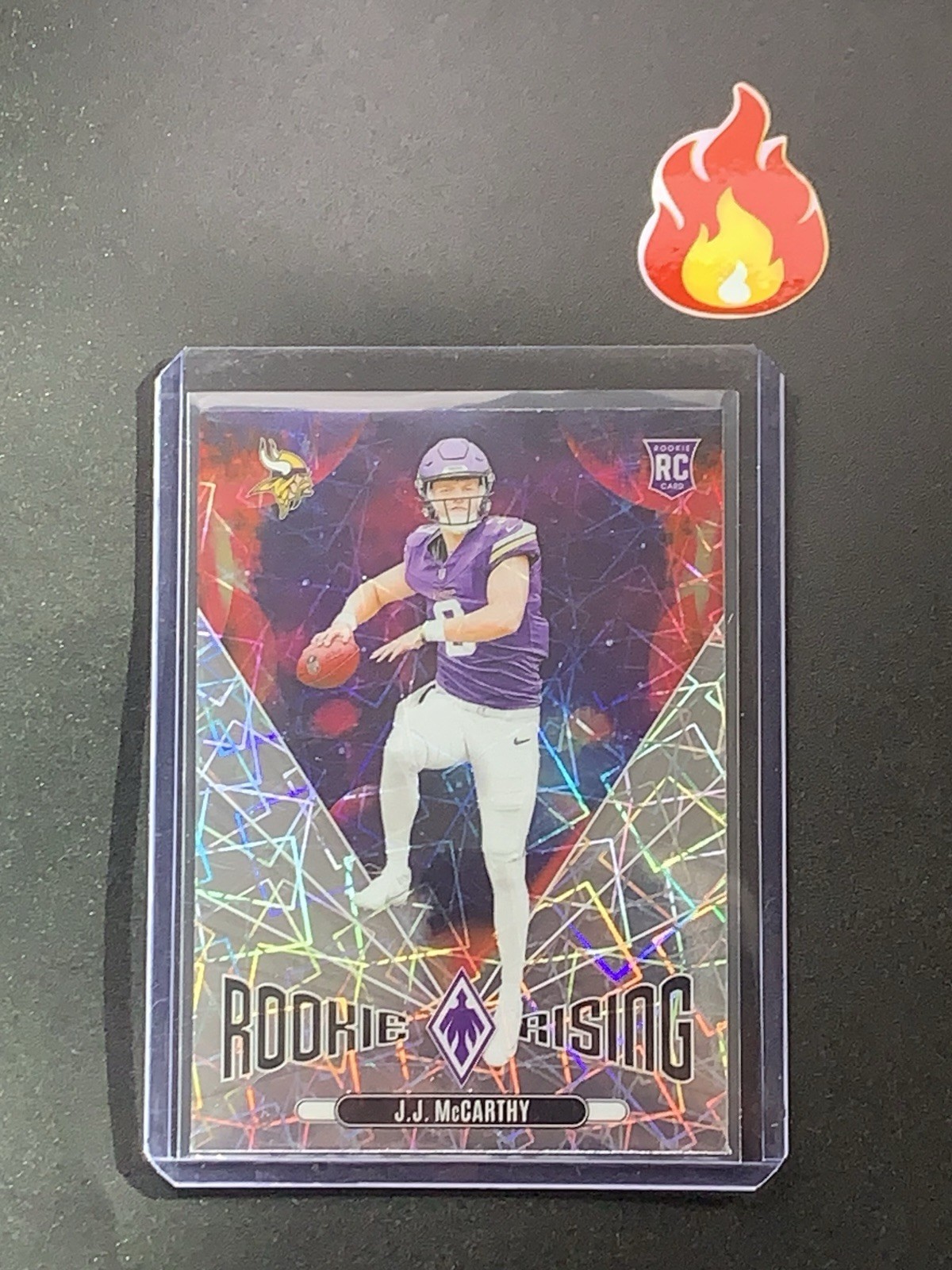 2024 Panini Phoenix - Rookie Rising J.J. McCarthy #RR-JMY Lazer (RC)