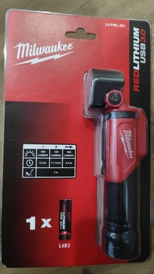 Milwaukee L4PWL-301 USB wiederaufladbare schwenkbare Arbeitsleuchte