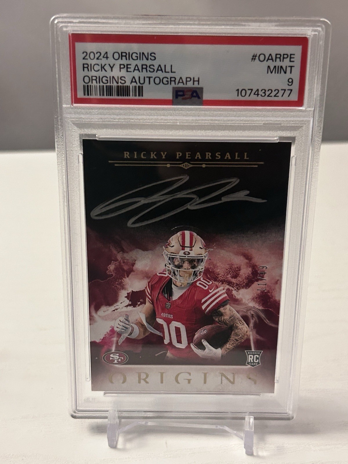 Ricky Pearsall Panini Origins Origins Autographs #OARPE Base