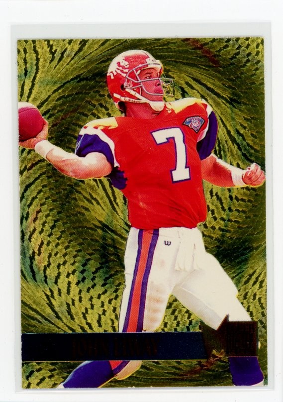 1995 Fleer Metal #5 John Elway Gold Blasters B14