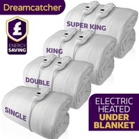Luxury Soft Electric Blanket Under Heated Washable Single Double King Size Bed