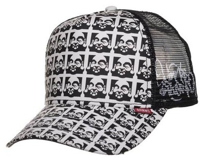 Djinns Trucker Cap HFT Buddha Allover Baseball Kappe Netz Mütze Schirm