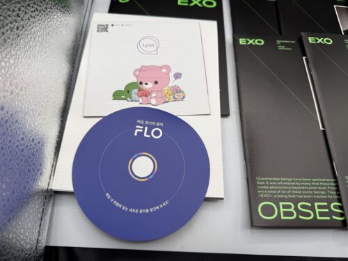 EXO OBSESSION DAS 6. ALBUM BOX SET CD + LYRIK FOTOBUCH POSTER GRÜN - Bild 2 von 15
