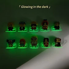 Clear Acrylic Stand Floating Display Shelf for Funko Pop Blind Box Figures 10PCS