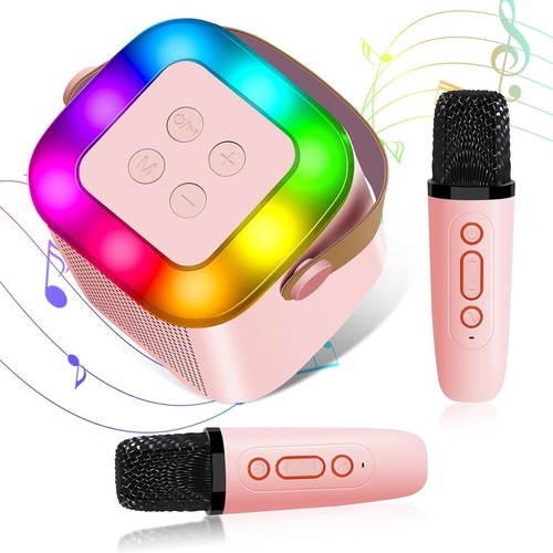 System karaoke z 2 mikrofonami Bluetooth Maszyna do karaoke Prezenty dla dzieci DHL - Zdjęcie 12 z 12