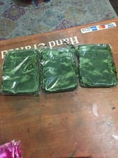 36 PCS GREEN ORGANZA BAGS NEW IN PACKAGE APPROX 5.5 IN X 4 IN