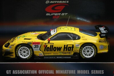 EBBRO 43696 1:43 YELLOW HAT YMS TOYOTA TOM'S SUPRA SUPER GT
