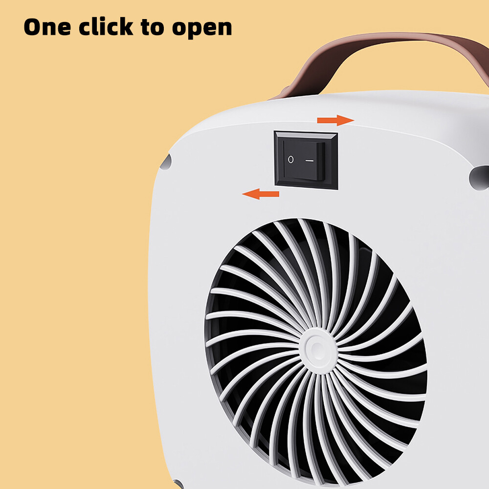 Mini heater fan heater fan bathroom ceramic radiator mobile electric heater  500W | eBay