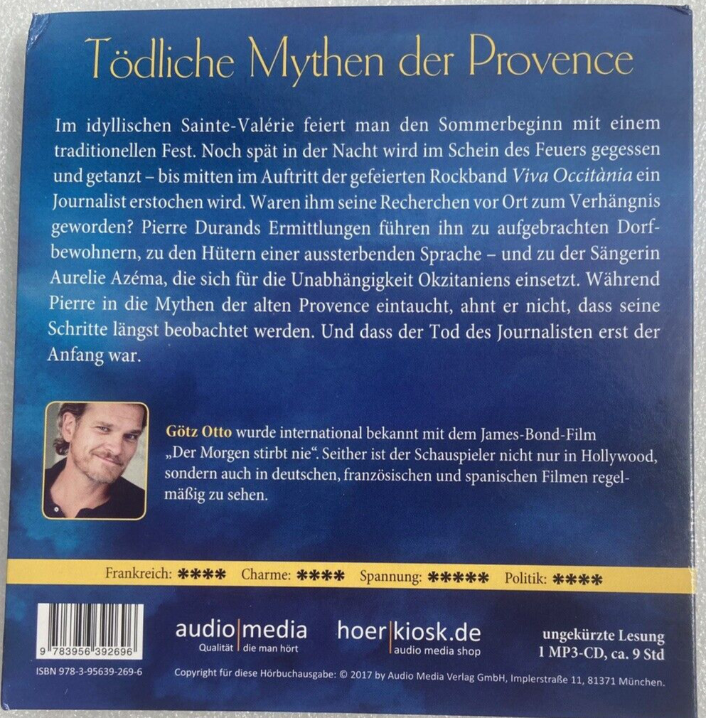 Thumbnail - Sophie Bonnet - Provenzalisches Feuer - Hörbuch Ca. 9 St. 1 Mp3-cd