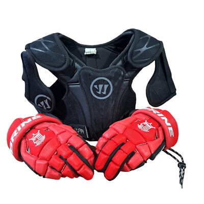 Lacrosse Combo Chest Pads And Glove Child S-M