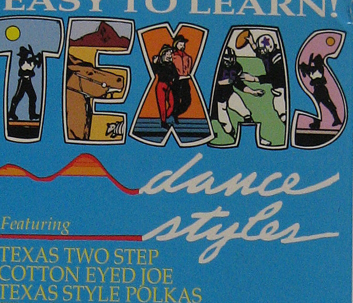 Country Dance Texas Style vhs Cotton Eyed Joe Two Step Waltzes