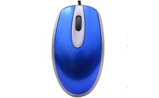 2 x PS2 3-Button PS/2 Optical Scroll Mouse Blue - Canada