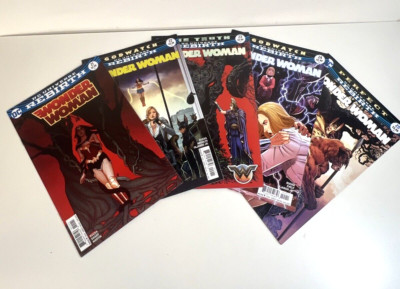 DC WONDER WOMAN GODWATCH REBIRTH #21-#25 (5 Comic lot) 2017