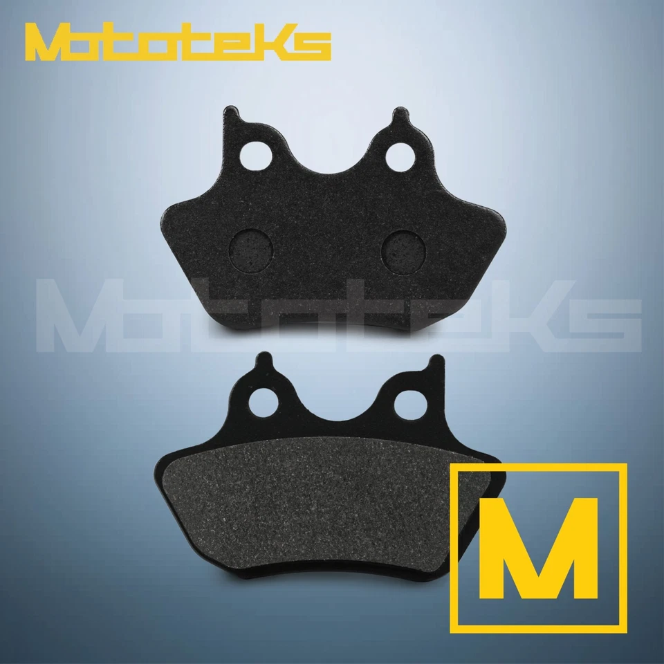 JUEGO PASTILLAS FRENO HARLEY DAVIDSON SEMI SINTERIZADAS METÁLICAS PARA DYNA DELANTERAS Y TRASERAS Foto 4 de 4