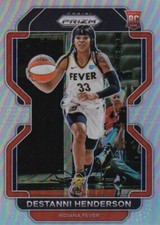 2022 Panini Silver Prizm WNBA #199 Destanni Henderson Indiana Fever RC
