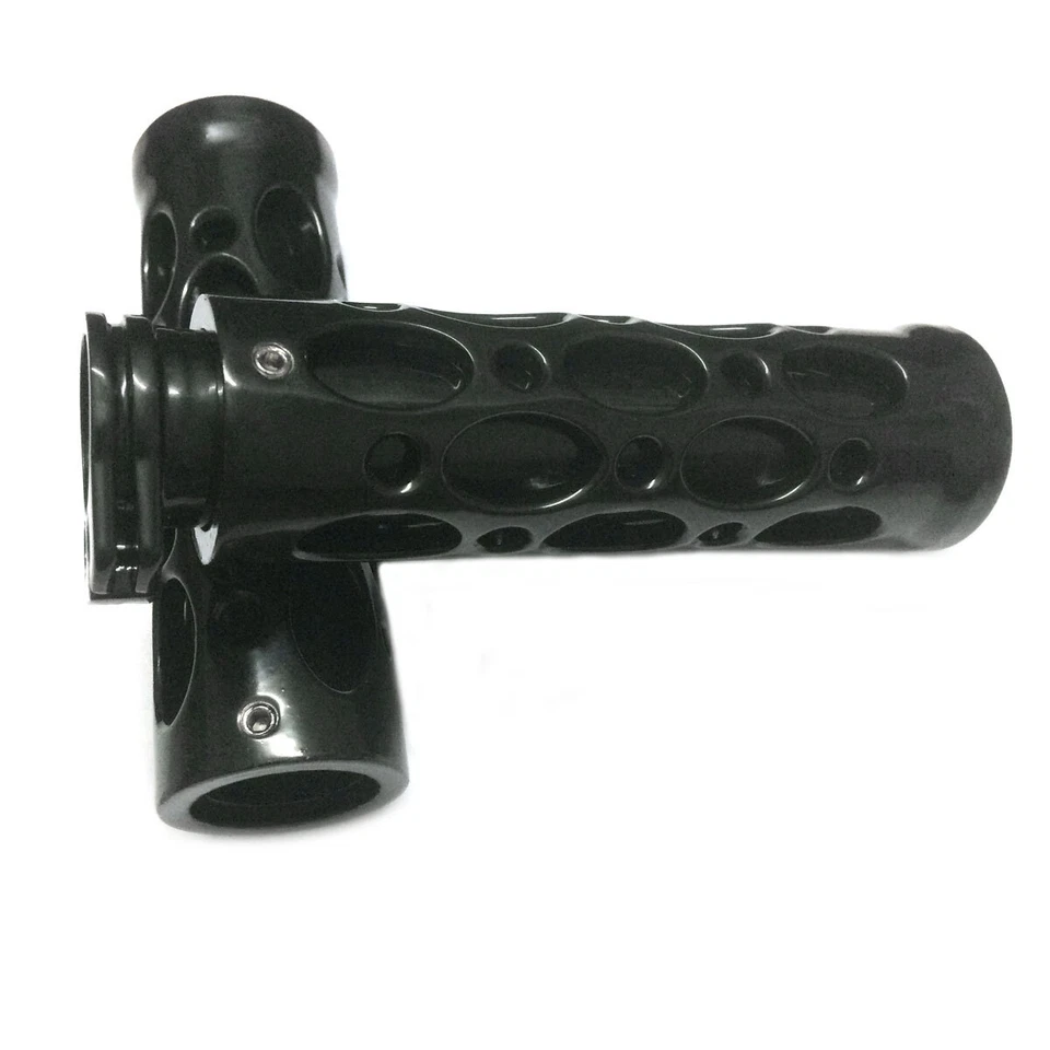 Manillar de agarre de 7/8" con forma hueca de agujero negro para Yamaha FZR YZF600 600R R1 R6 R6S Foto 4 de 4
