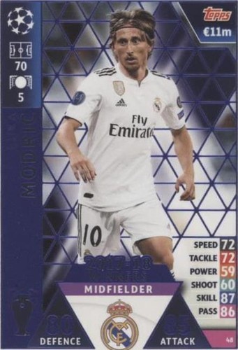Luka Modric STYLER Real Madrid 2023 Topps Match Attax Collectible