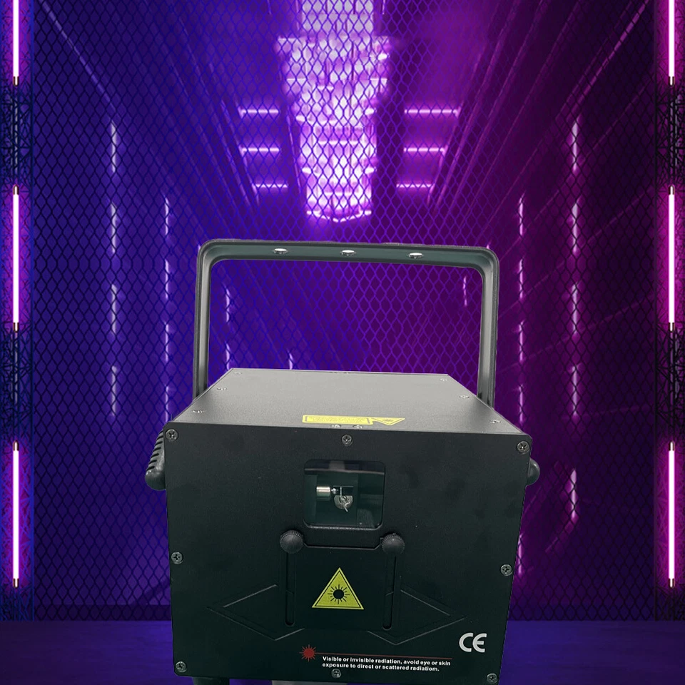 2~5W Full Color RGB Animation Laser Light Projector Effect Beam For DJ Stage - Bild 4 von 4