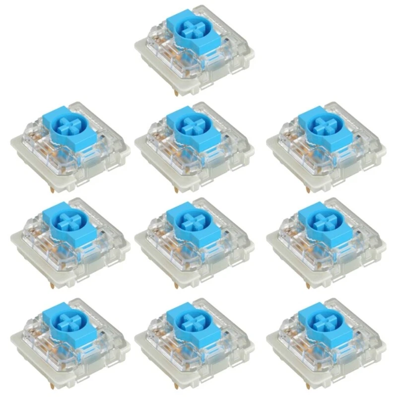 Gateron KS-33 Mechanical Keyboard with Low Profile Red Blue Brown Switches for Smooth Responsive Typing and Gaming Experience
