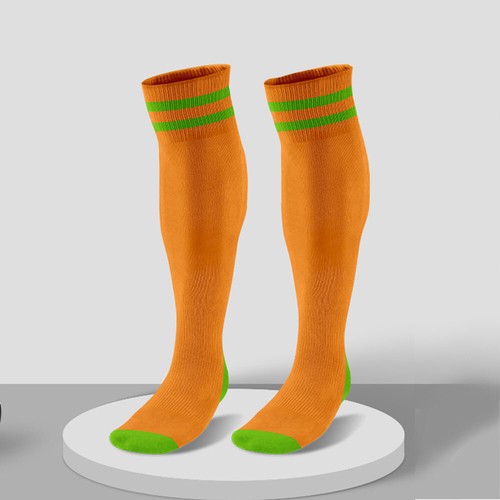 Herren Damen Sport atmungsaktiv Schlauch lange hohe Socken Knie warm Freizeit Footy Fußball - Bild 16 von 23