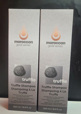  Best Price Lot 2X   Moroccan Gold Series Truffle Shampoo 500ml 16.9oz 
