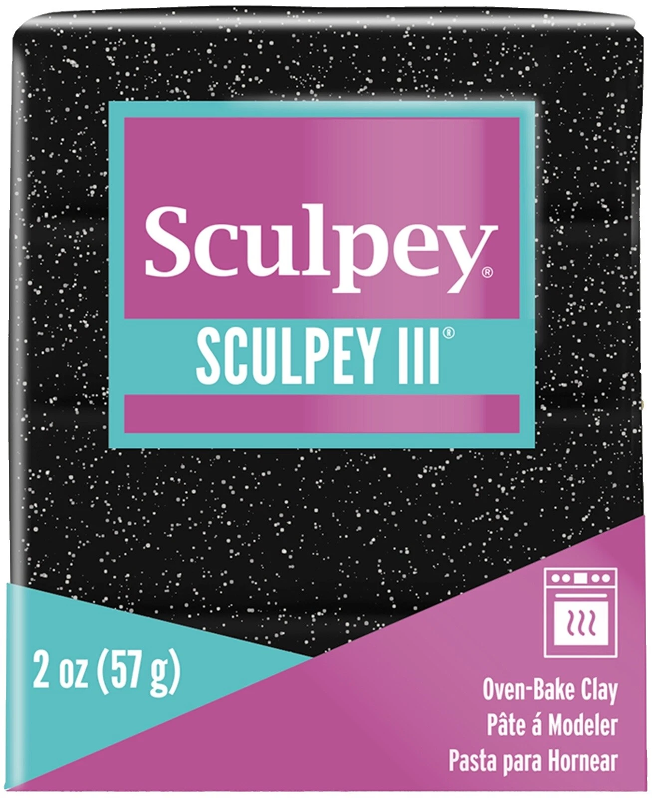 Arcillas polímero modelado Sculpey negro