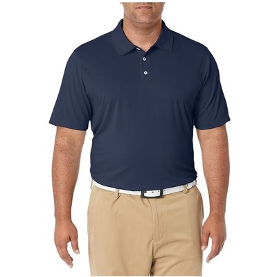 NWT Amazon Essentials Regular-Fit Quick-Dry Golf Polo Shirt S Navy Blue NEW