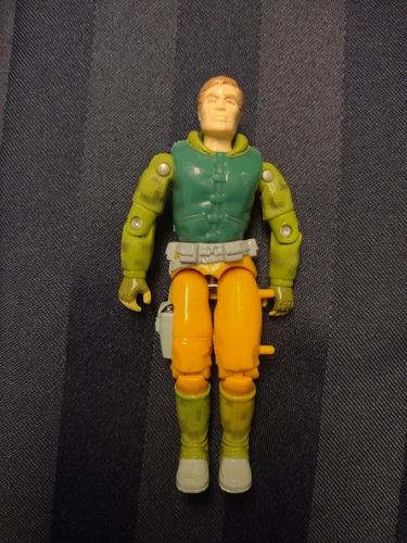 Vintage GI Joe Captain Grid Iron 1990 V1 Hasbro Loose Figure