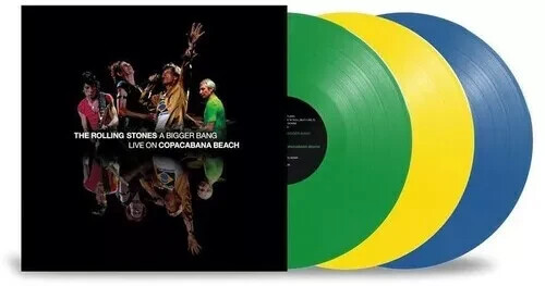The Rolling Stones A Bigger Bang Live On Copacabana Beach Multi Color Vinyl NEW - Picture 1 of 3