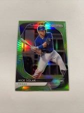 Nick Solak 2020 Panini Prizm Baseball - #232 RC - Lime Green Rookie NM+ /125