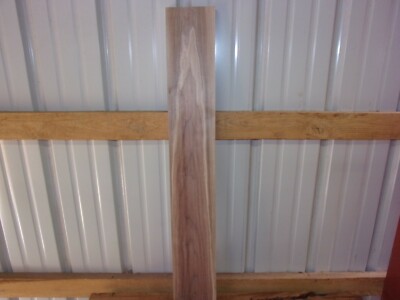 1 PC WALNUT LUMBER WOOD KILN DRIED BOARD 37''X 5 7/16''X 3/4'' LOT 751Q CLEAR