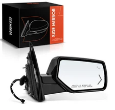 Passenger Power Mirror w/ Power Folding Blind Spot Detection for Chevy Tahoe GMC