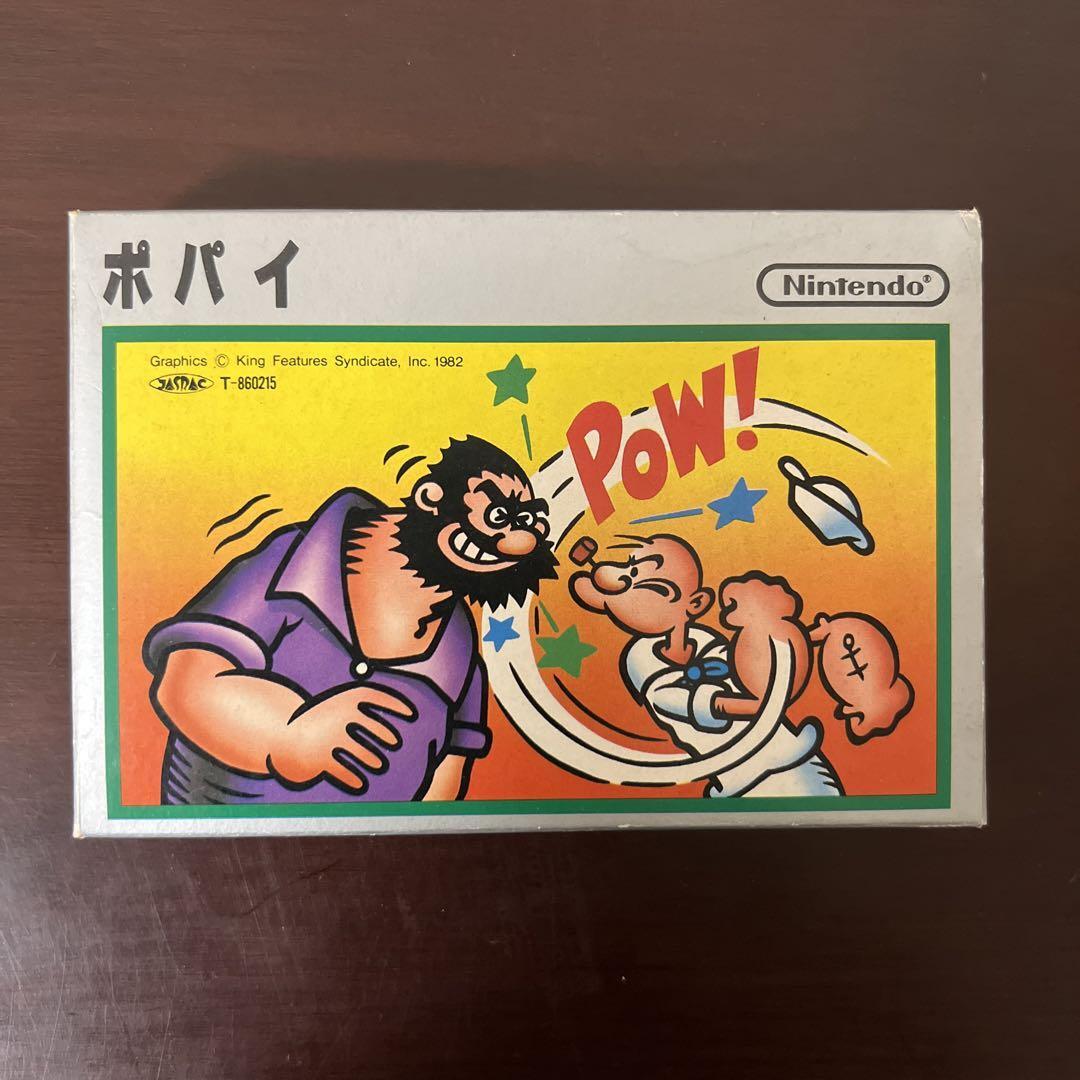 Popeye Nintendo Famicom Software Made In Japan With Silver Popeye Nintendo Famicom Software Made In Japan With Silver