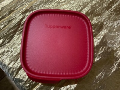Lot De 2 Flacons Tupperware Condiserve Haut Cristal – Couvercles Rouges Et Bec Verseur