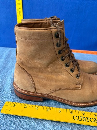 Nisolo Tan Brown Suede Chukka Lace Up Ankle Boots Men's size 9.5 - Picture 10 of 18
