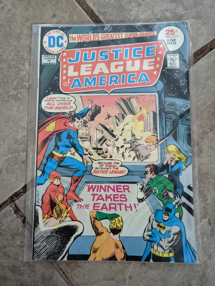 Justice League of America #119 (1960 Series) DC Comic 'vs Adaptoids' FN/VF - Image 1 of 1