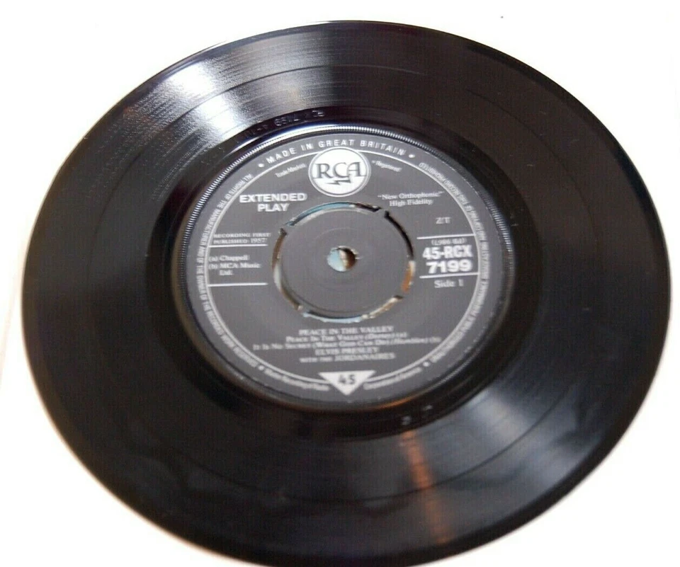 Elvis - Peace In The Valley 45 EP, EXCELLENT 1982 Foto 4 de 4
